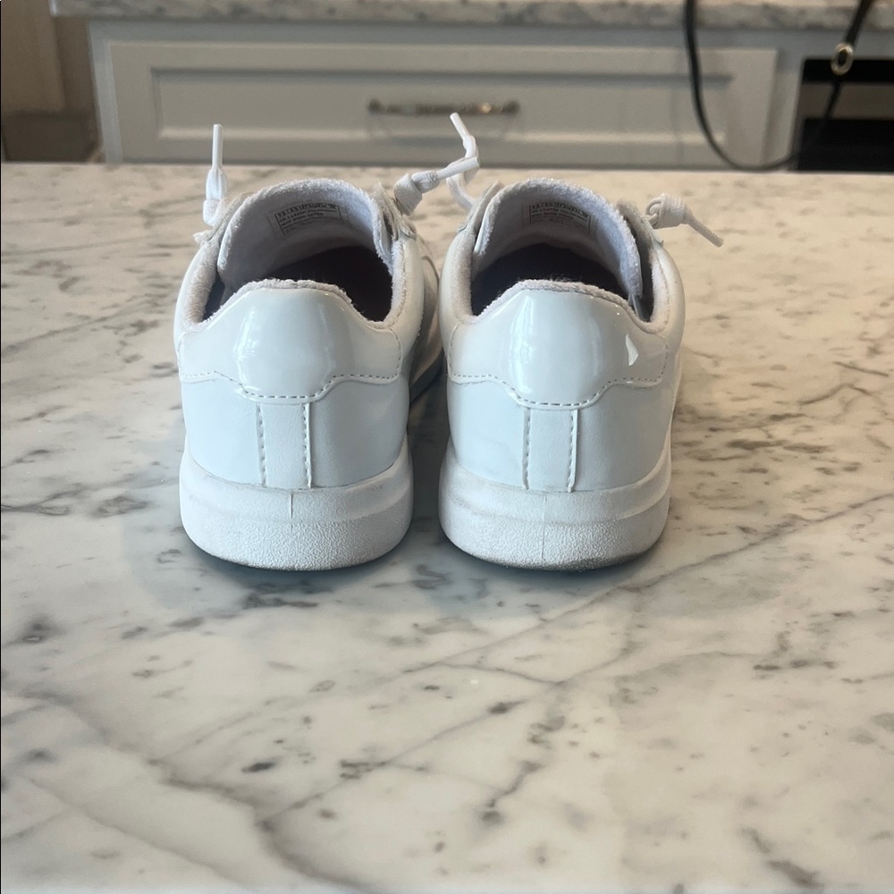 BOBS from Skechers Women's White Low-Top Sneakers - Picture 3 of 8